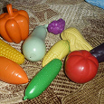 Отдается в дар Детские игрушечные овощи