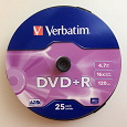 Отдается в дар DVD+R, 4,7 ГБ, чистые диски