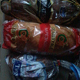Отдается в дар 3 упаковки хлеба: ароматный, заварной и белый батон