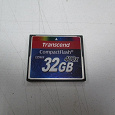 Отдается в дар Карта памяти CompactFlash 32gb 400x Transcend. Нерабочая.