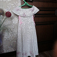 Отдается в дар Платье нарядное в пол, рост 116-122