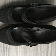 Отдается в дар Туфли чёрные замша 39 размер