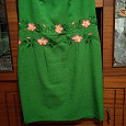 Отдается в дар Платье зеленое 46 размер