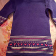 Отдается в дар теплое вязаное платье для девочки 98-104 см