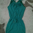 Отдается в дар Зеленое платье. 40-42 размер.