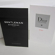 Отдается в дар Два пробника мужского парфюма – Dior и Givency