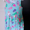 Отдается в дар Платье с мороженками на 122-128й рост, H&M