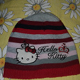 Отдается в дар Шапка для девочки 8-10 лет Hello Kitty