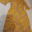 Отдается в дар Платье 48 размера, миди — ретро 60-70-х годов
