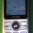 Отдается в дар Кнопочный сотовый телефон «SHARP GX-L15» б/у