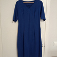 Отдается в дар Платье синее 46 размер