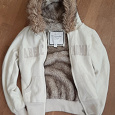 Отдается в дар Тёплая Бежевая куртка на меху 44-46-48 Abercrombie New York