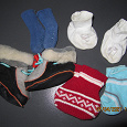 Отдается в дар носки и пинетки новорожденному