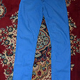 Отдается в дар Джинсы ярко-голубые 44 — 46 размер