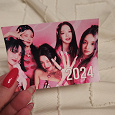 Отдается в дар K-pop карманный календарик