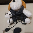 Отдается в дар Веб камера с микрофоном в виде мягкой игрушки собаки