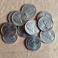 Отдается в дар Монеты 5 центов США