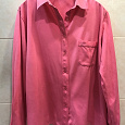 Отдается в дар Ярко-розовая блузка / рубашка 50-52