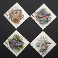 Отдается в дар Фауна морей Тихого океана. Почтовые марки России, 1993.