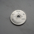 Отдается в дар Монета 20 центов (сантимов) 1952 Лаос