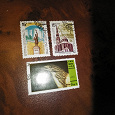 Отдается в дар почтовые марки с памятниками истории и сокровищами