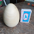 Отдается в дар Заготовка деревянная «Яйцо»