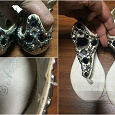Отдается в дар Вьетнамки сандали в восточном стиле, на размер 37 (23,5 см.)