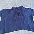 Отдается в дар две синие футболки размер xs 42