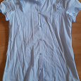 Отдается в дар Школьная блуза с коротким рукавом — 42, рост 164