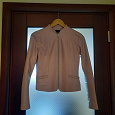 Отдается в дар Розовая кожаная куртка Oodji (36 размер)