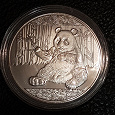 Отдается в дар Монета жетон панда