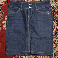 Отдается в дар Женская юбка джинсовая 42 размер