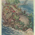 Отдается в дар открытка Рыба-кит, 1958 г.