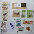 Отдается в дар Почтовые марки разных стран