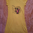 Отдается в дар Платье-футболка желтая, 40-42 рос.