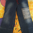 Отдается в дар Утеплённые флисом джинсы на мальчика рост 104