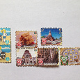 Отдается в дар Купоны- наклейки из Тайланда в виде марок