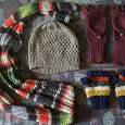 Отдается в дар Согревающее комбо: шапка + шарф + митенки