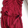 Отдается в дар Бордовое платье Massimo Dutti.