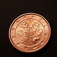 Отдается в дар Монета евро цент Германии
