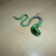 Отдается в дар Стеклянная змейка ~5 см