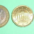 Отдается в дар недокомплект евро монет 2