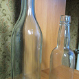 Отдается в дар Бутылки старые, финское стекло.