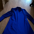 Отдается в дар Синее платье для беременной и не только — 48 разм.