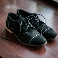 Отдается в дар Чёрные замшевые туфли 36 размер