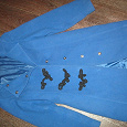 Отдается в дар Синее пальто 40 размер