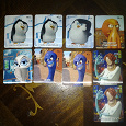 Отдается в дар Карточки с пингвинами из магазина «Магнит»