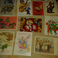 Отдается в дар Советские открытки на разные тематики