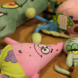 Отдается в дар Мягкие игрушки — герои мультфильма Спанч Боб