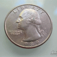 Отдается в дар Liberty Quarter Dollar 1989 года в коллекцию